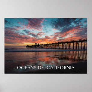 Póster Pier Oceanside