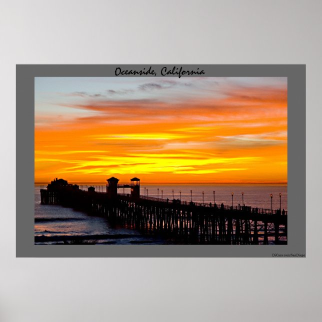 Póster Pier Oceanside (Frente)