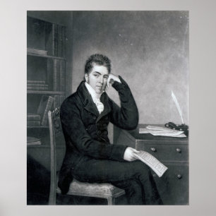 Póster Pierce Egan, grabado por Charles Turner