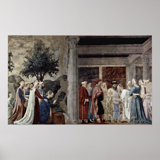 Póster Piero della Francesca - Reina de Saba (Frente)