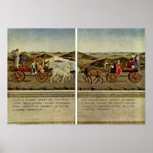 Póster Piero della Francesca - Triumph del duque