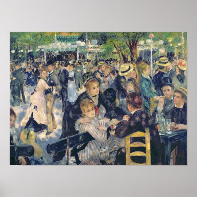 Póster Pierre A Renoir | Ball at the Moulin de la Galette (Frente)