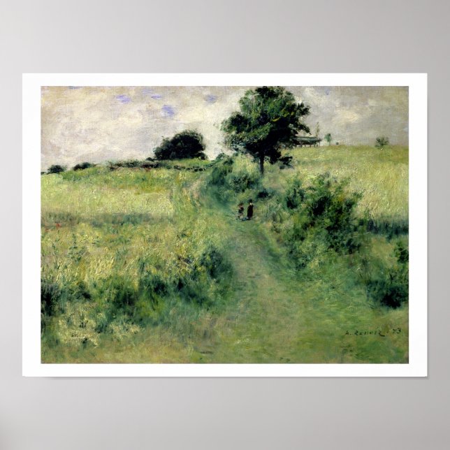 Póster Pierre A Renoir | El lugar acuático (Frente)