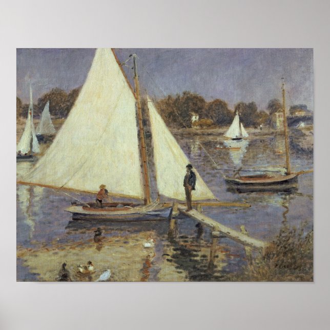 Póster Pierre A Renoir | El Sena de Argenteuil (Frente)