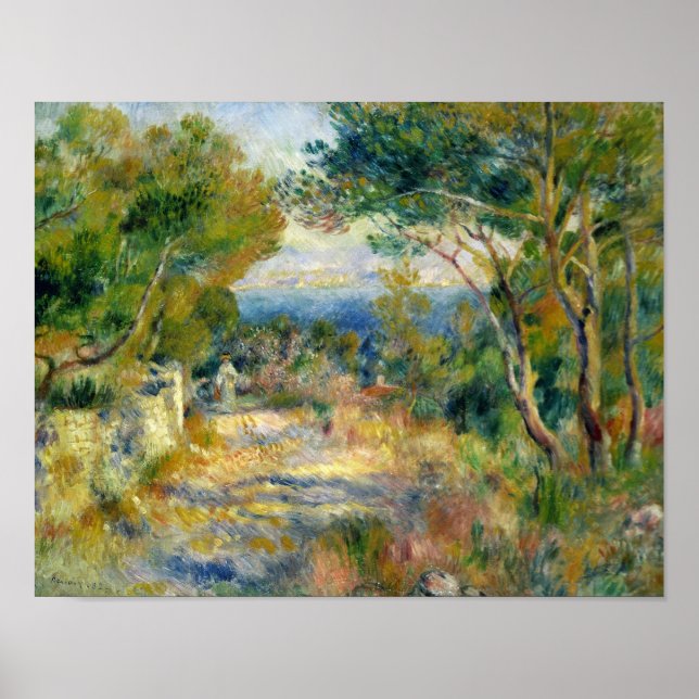 Póster Pierre A Renoir | L'Estaque (Frente)