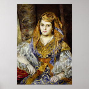 Póster Pierre A Renoir Mme. C. Stora in Algerian Dress