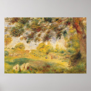 Póster Pierre A Renoir   Paisaje de primavera