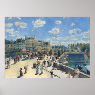 Póster Pierre A Renoir   Pont Neuf, París