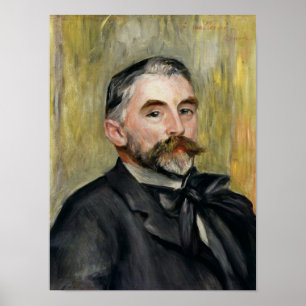 Póster Pierre A Renoir   Portrait of Stephane Mallarme