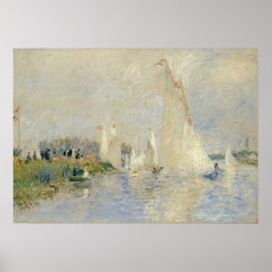 Póster Pierre A Renoir   Regatta en Argenteuil