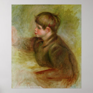 Póster Pierre A Renoir   Retrato de Coco