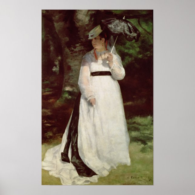 Póster Pierre A Renoir | Retrato de Lise (Frente)