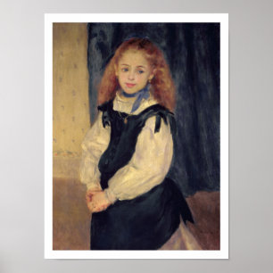 Póster Pierre A Renoir   Retrato de Mademoiselle Legrand