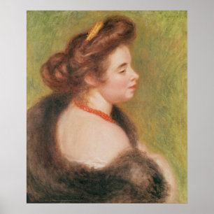 Póster Pierre A Renoir Retrato de Maurice Denis