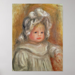 Póster Pierre A Renoir Retrato de un niño
