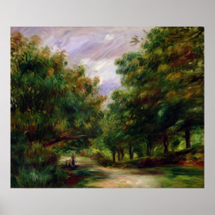 Póster Pierre A Renoir   The Road near Cagnes
