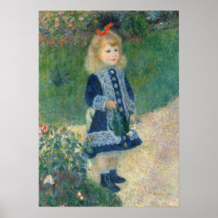 Póster Pierre A Renoir   Un Chica con una lata de agua