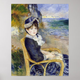 Póster Pierre-Auguste Renoir - A orillas del mar