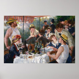 Póster Pierre-Auguste Renoir - Almuerzo de los remeros