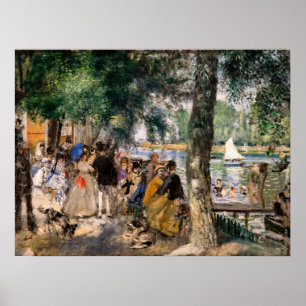 Póster Pierre-Auguste Renoir - Bañarse en el Sena