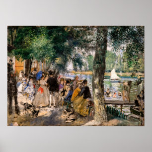 Póster Pierre-Auguste Renoir - Bañarse en el Sena