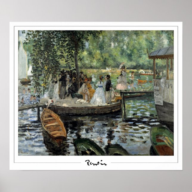 Póster Pierre-Auguste Renoir cartel Zedign #13-2 (Frente)