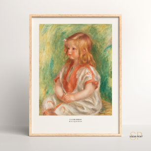 Póster Pierre-Auguste Renoir Claude Renoir Art Print Vint