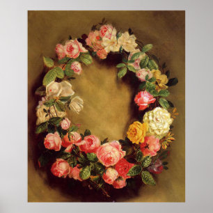 Póster Pierre-Auguste Renoir - Corona de Rosas