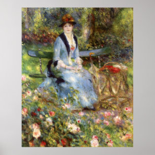 Póster Pierre-Auguste Renoir - Dans les Rosas