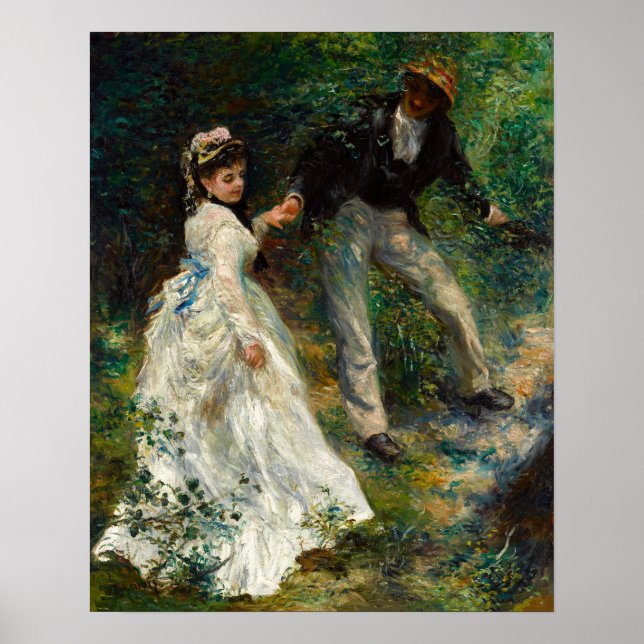 Póster Pierre-Auguste Renoir - El Paseo (Frente)