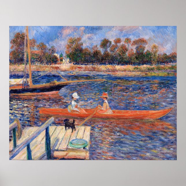 Póster Pierre-Auguste Renoir - El Sena en Argenteuil (Frente)
