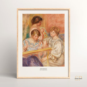 Póster Pierre-Auguste Renoir Embroiderers Art Print