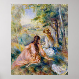 Póster Pierre-Auguste Renoir - En el prado