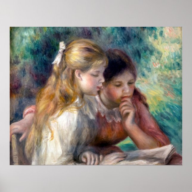 Póster Pierre-Auguste Renoir - La Lectura (Frente)