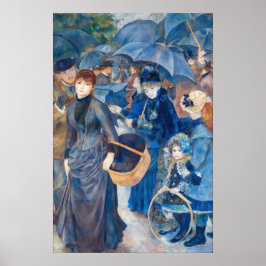 Póster Pierre-Auguste Renoir - Las sombrillas