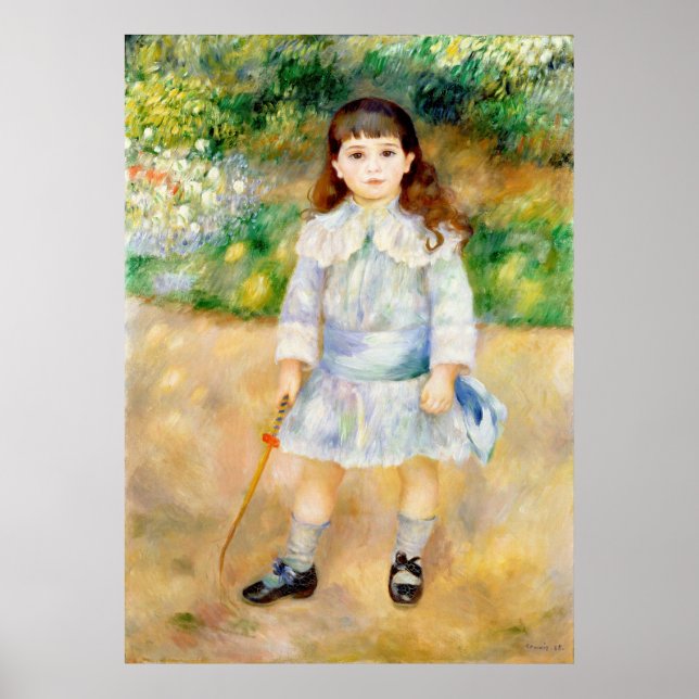Póster Pierre-Auguste Renoir - Niño con un látigo (Frente)