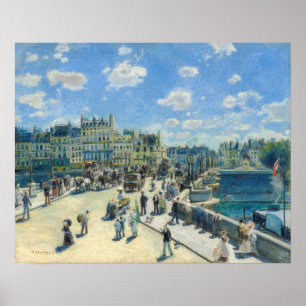 Póster Pierre-Auguste Renoir - París, Pont-Neuf