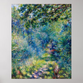 Póster Pierre-Auguste Renoir - Sendero en el Bosque
