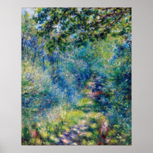 Póster Pierre-Auguste Renoir - Sendero en el Bosque