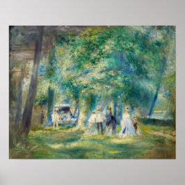Póster Pierre-Auguste Renoir - The Party at Saint-Cloud