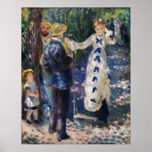 Póster Pierre-Auguste Renoir - The Swing