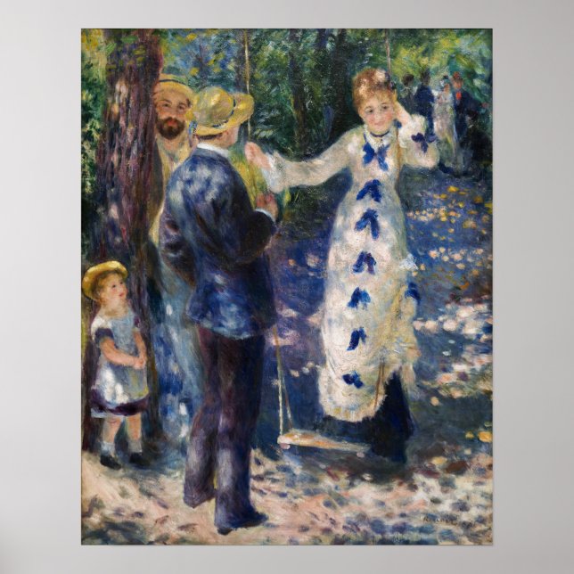 Póster Pierre-Auguste Renoir - The Swing (Frente)