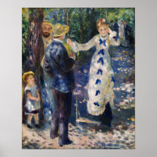 Póster Pierre-Auguste Renoir - The Swing