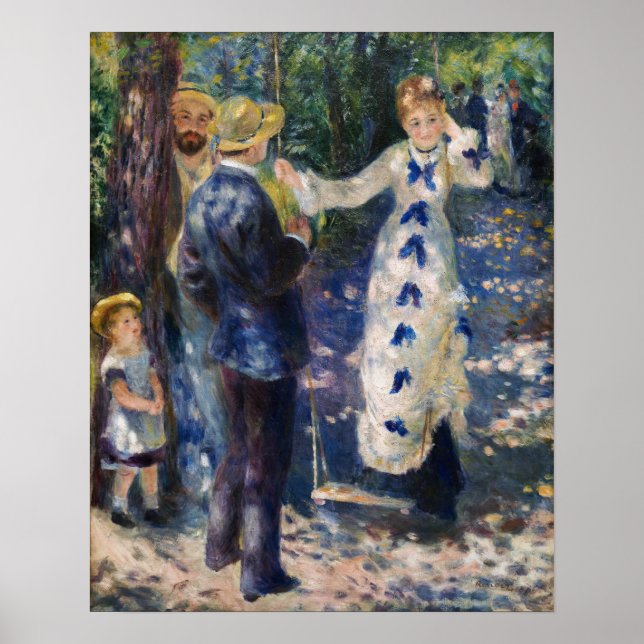 Póster Pierre-Auguste Renoir - The Swing (Frente)