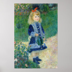 Póster Pierre-Auguste Renoir - Un Chica con capacidad par