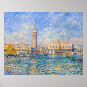 Póster Pierre-Auguste Renoir - Venecia, el Palacio Ducal