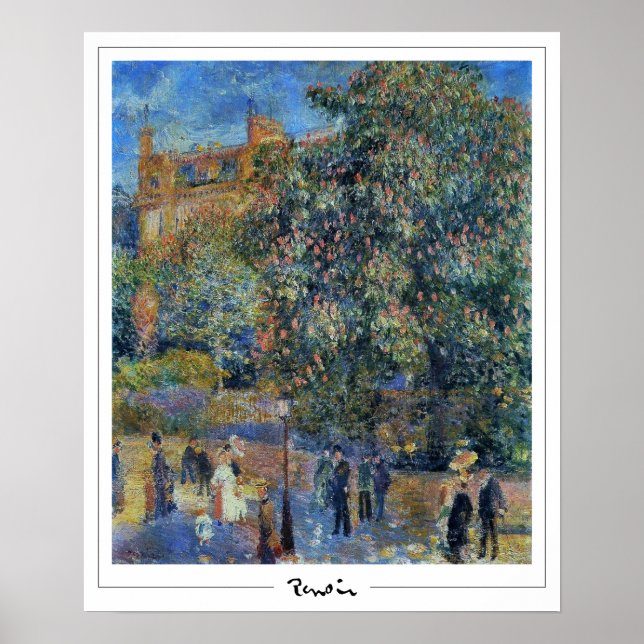 Póster Pierre-Auguste Renoir Zedign Art Poster #418 (Frente)