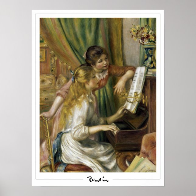Póster Pierre-Auguste Renoir Zedign Art Poster #7-3 (Frente)