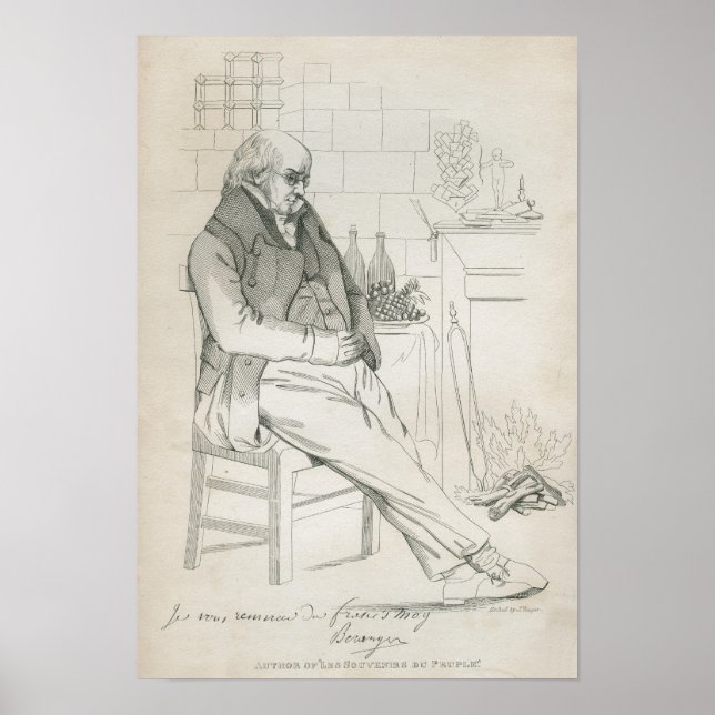 Póster Pierre-Jean de Beranger (Frente)