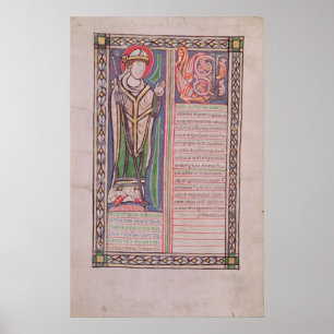 Póster Pierre Lombard Bishop of Paris